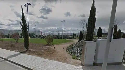 Imatge de la plaça de la República del Palau d'Anglesola