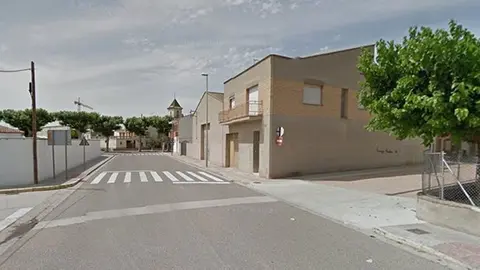 Imatge de l'avinguda Pau Casals del Palau d'Abglesola
