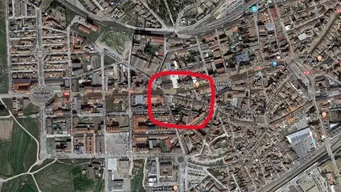 Carrer Urgell on s'ha produït el sinistre Portada