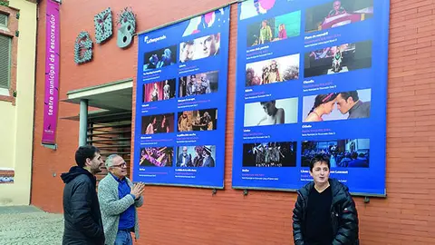 D'esquerra a dreta Enric Blasi, Llorenç Corbella i Ramon Molins