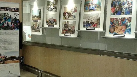Exposició de l'ONG Veïns del món a la Sala Sunk de Lleida