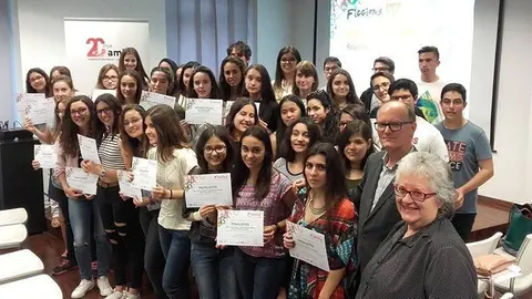 Els premiats en la pasada edició del Concurs &#39;Ficcions&#39;