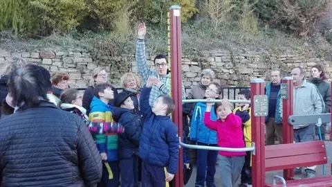 Visita els escolars de Cubell al Parc de Salut