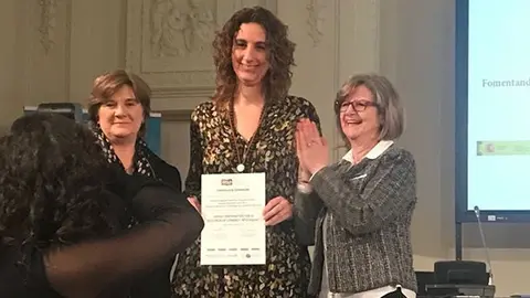 Mercè Folguera, coordinadora del Consorci, recull la designació