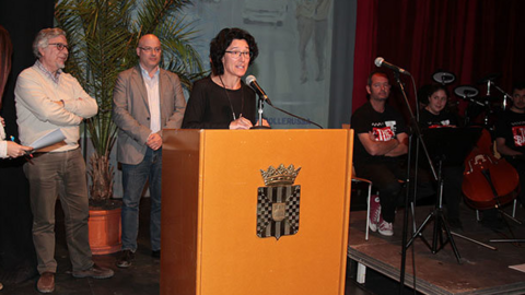 Acte de lliurament de Premi de Novel·la Breu Ciutat de Mollerussa 2017 Rosa Pagès portada