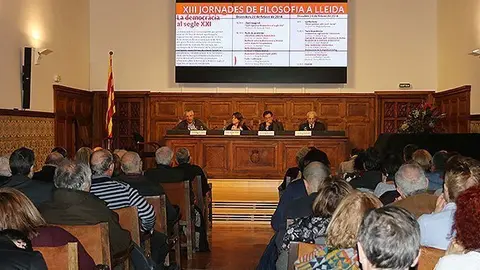 Inauguració de les Jornades de Filosofia de l'IEI