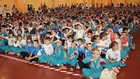 Els centres escolars de Lleida van celebrar una festa a Mollerussa