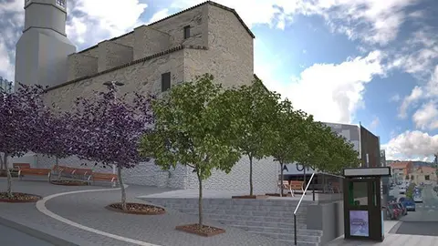 Obres reurbanització Plaça Església Alpicat