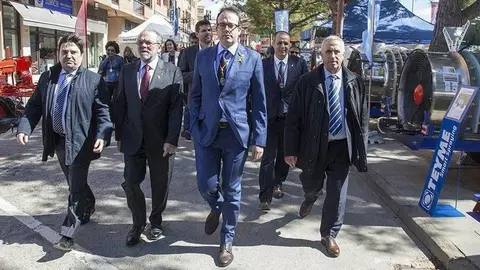 El president de la Diputació de Lleida Joan Reñé inaugura la Fira de Sant Josep