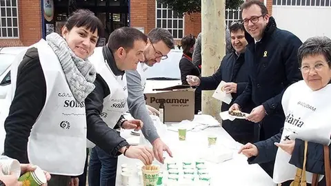 Marc Solsona col·labora en la carragolada solidària de l&#39;Aplec