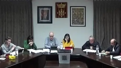 Imatge de la vídeo acta del Ple de l'Ajuntament de Bell-lloc