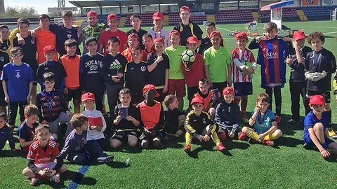 Els participants en les estades del Club Futbol Balaguer Portada
