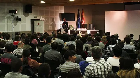 Entrega dels Premis Sambori-Òmnium i Enric Farreny a la faes territorial de Lleida