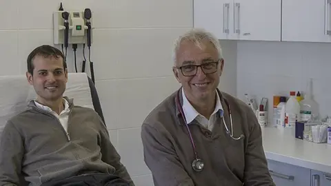 Josep Maria Garcia metge de Fondarella i Poal, Josep Montserrat metge de Bellvís