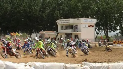 Imatge de les competicions al circuit de Montperler de Bellpuig