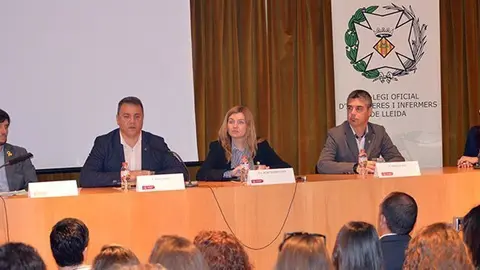 Una de les conferències de la VII Jornada d’Infermeria i Fisioteràpia