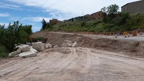 Obres de millora del Camí del Cementiri Vell de les Borges