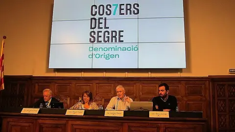 Presentacó nou logotip D.O. Costers del Segre a l'Aula Magna de l'IEI