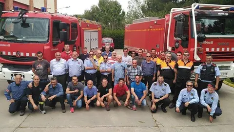 Els participants en la Jornada d'Implantació del Pla de Protecció Civil de la Noguera
