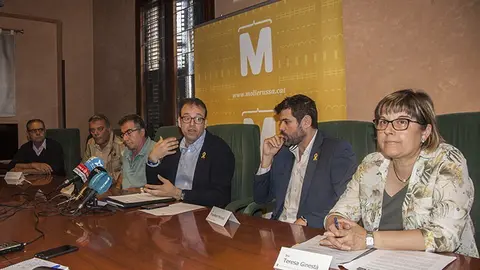 Els representants dels grups polítics de l'Ajuntament participen de l'acord del protocol