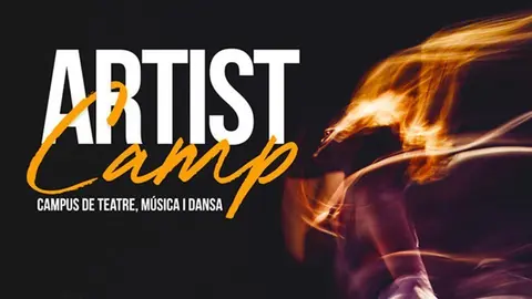 Cartell del primer campus de Teatre, música i dansa de Lleida
