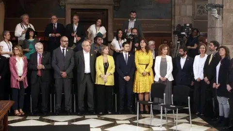 Els onsellers en l'acte de presa de possessió del nou Govern