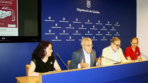 Enric Mir presideix la presentació de la campanya a la Diputació