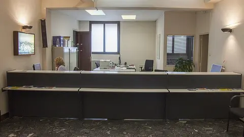 Imatge de la recepció actual de l'Ajuntament de Mollerussa