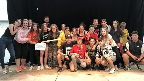 La colla guanyadora del concurs en la categoria juvenil