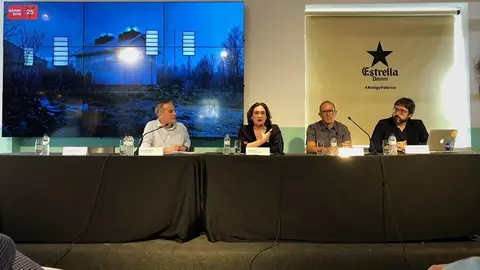 Presentació de Sónar 2018 amb Ada Colau, amb Enric Palau, Ricard i José Luis de Vicente
