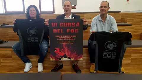 L'alcalde de Balaguer Jordi Ignasi Vidal presenta la Cursa del Foc