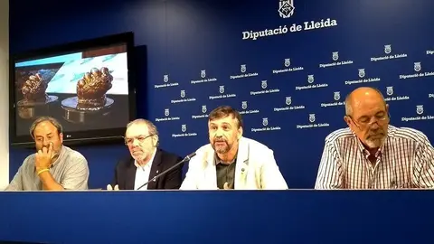 Les autoritats en la presentació dels Premis Nacionals Felip Domènech 2018 2
