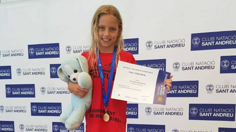 Júlia Stolarczyk Okarma, campiona de Catalunya de la Q64 en la categoria de 10 anys