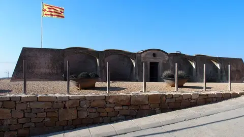 Imatge dels antics dipòsits d’aigua de la Granadella