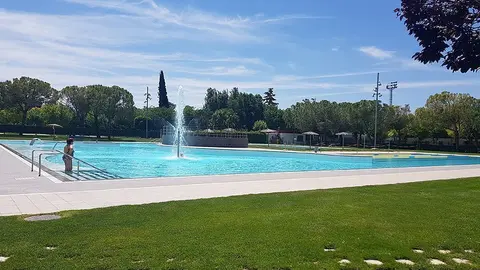 Imatge de les instal·lacions de les Piscines Municipals de Mollerussa
