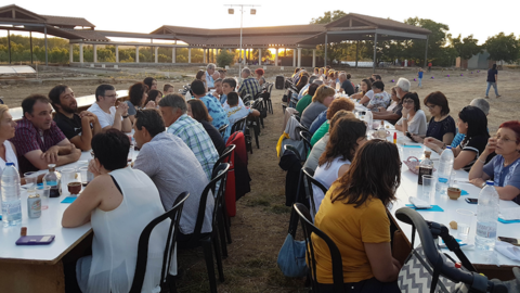 El sopar romà que es va fer durant les jornades