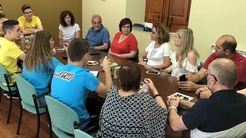 Recepció als alumnes de l'INS Josep Vallverdú com a guanyadors del premi mschools2