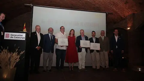 Imatge dels guanyadors dels premis d'enoturisme 2018