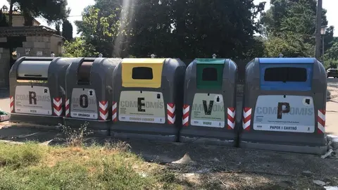 Els nous contenidors de recollida selectiva d'Alpicat