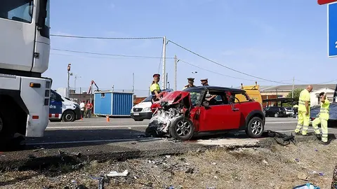 Accident a la N-240 a Juneda l'estiu passat