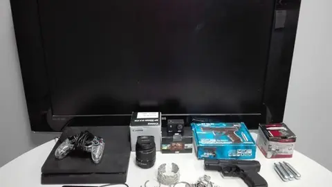 Articles localitzats al domicili del detingut al Palau d'Anglesola