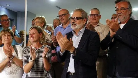 Fèlix Larrosa, acompanyat de Montse Mínguez @Territoriscat