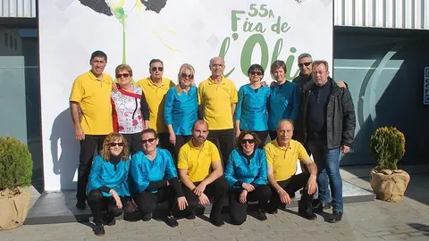 La colla Brut Nature en la seva participació en la Fira de l’Oli de les Borges