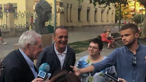 Maragall i Pueyo atenen als mitjans de comunicació