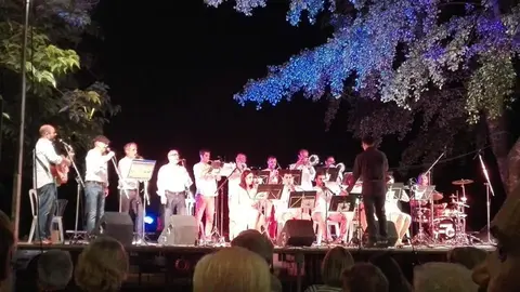 Un moment de l’espectacle d'havaneres