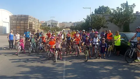 Bicicletada sostenible a Golmés, amb la Penya Blaugrana (1)