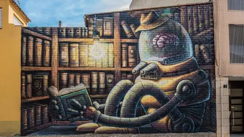 L'obra de Juanjo Surace, guanyadora de l'Street Art Festival Torrefarrera ©Territoris.cat