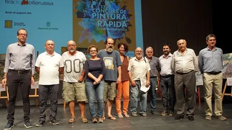 Els guanyadors del Concurs de Pintura Ràpida de Mollerussa 2018