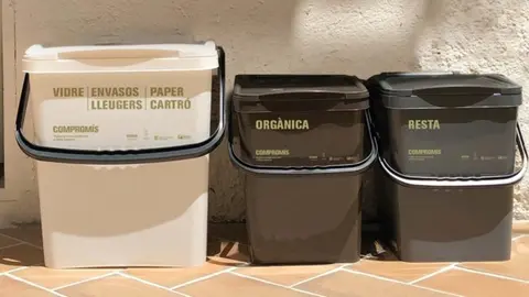 Els recipients de la recollida pora a porta a Soses portada