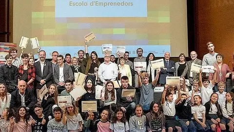 Els guardonats en la quarta edició dels premis E2, Escola d'Emprenedors de GLOBALleida
